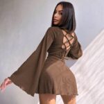 Long sleeved round neck for women - Image 5
