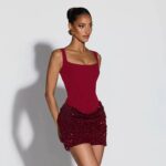 Strap sequin dress - Image 4