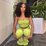 African ,American foreign trade high waisted casual pants two piece set - Image 4
