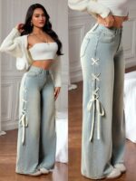 Women fashion denim jean