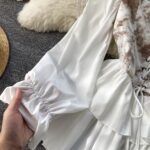 Ruffled mid length puffy dress - Image 3