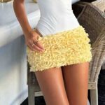Three dimensional decoration skirt women - Image 5