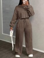 Two piece elastic fashion pants versatile casual comfortable loose - Image 4