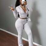 Sweatshirt casual fit two piece