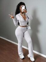 Sweatshirt casual fit two piece