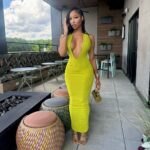 Halt neck long dress - Image 4