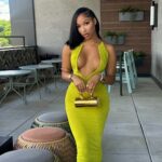 Halt neck long dress - Image 2